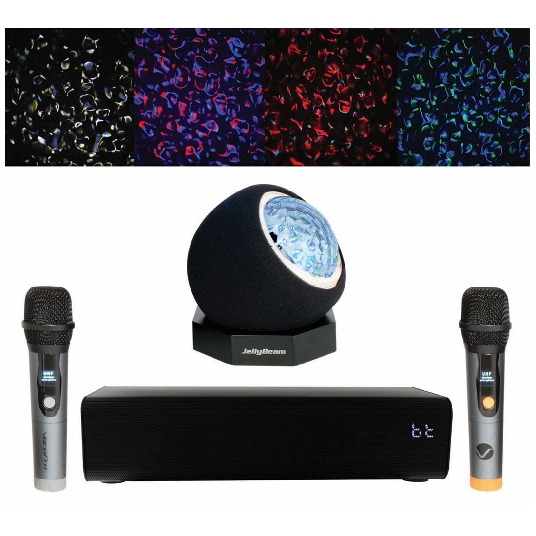 Vocopro KBOXGO Bluetooth Karaoke W Two Mics Led