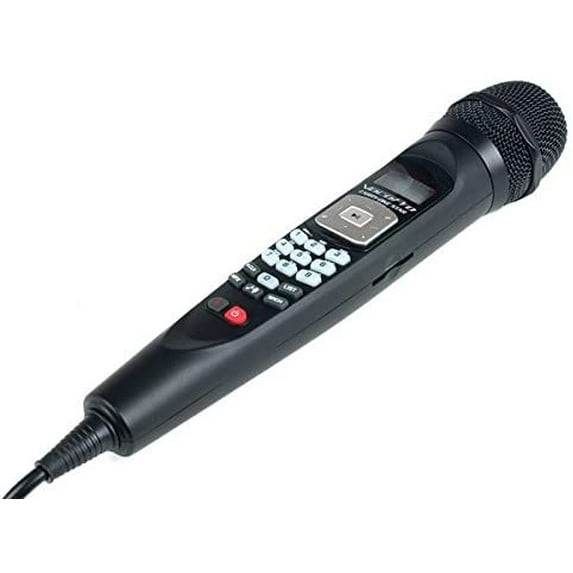 Plug-and-Play Karaoke Mic with SD Card Player/Recorder