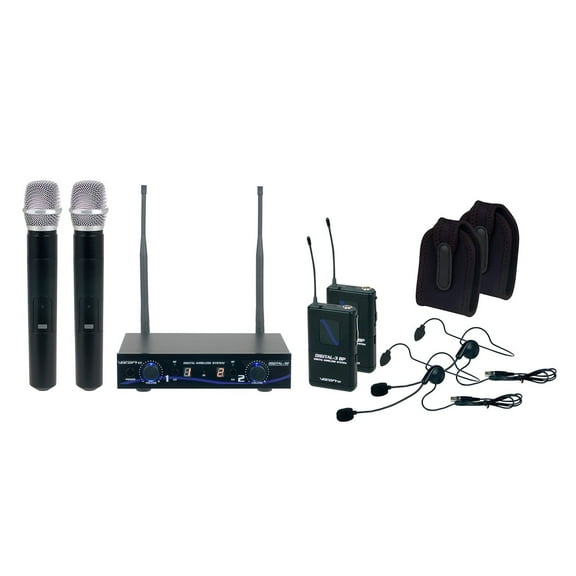 Dual Channel Digital Wireless Handheld/Headset/Instrument system