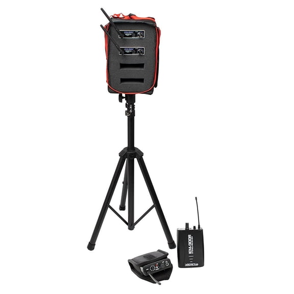 VocoPro Wireles, IEM-900-BAND-2 Long Range Stereo wl in-Ear Monitor, with Two Transmitters and Two Receivers