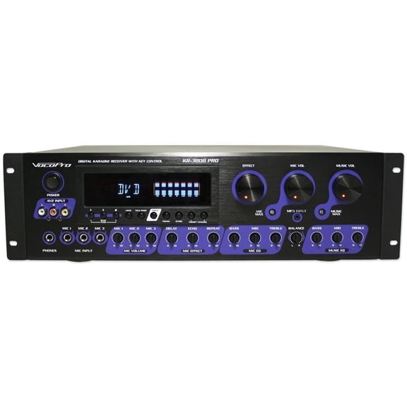 Vocopro KR-3808 PRO 300 Watt Powered Karaoke Mixer / AMP
