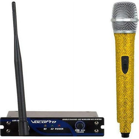 VocoPro PA System (UHF-18-DIAMOND-9J-AMBER) ( Pack of 2 )