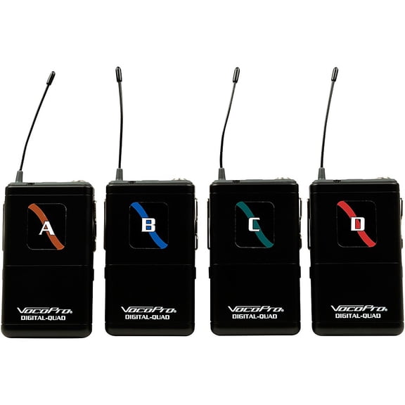 VocoPro FIELD-QUAD-B Portable 4 Lavalier Field/Camera-Mountable Wireless Microphone System, 902-927.2mHz Band 10