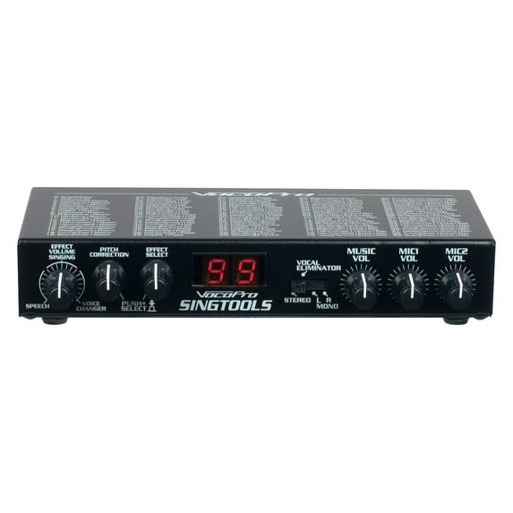 VocoPro Mixer, Black SINGTOOLS