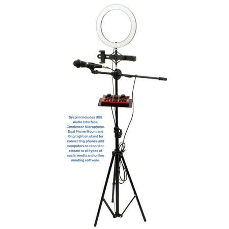 VocoPro Condenser Microphone,Boom Stand