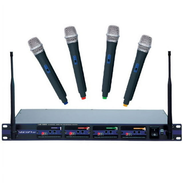 VocoPro UHF-5800 4-Channel Wireless Microphone System