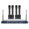 thumbnail image 1 of VocoPro UHF580510 Professional Rechargeable 4-Channel UHF Wireless Microphone System, 1 of 6