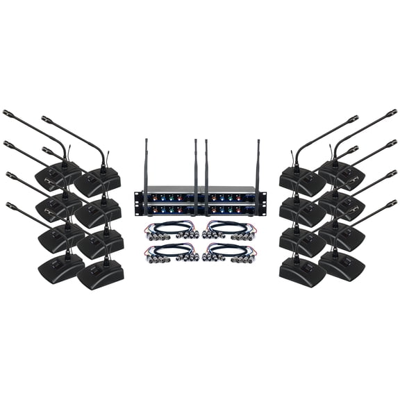 VocoPro Wireless Microphone System DIGITAL-CONFERENCE-16