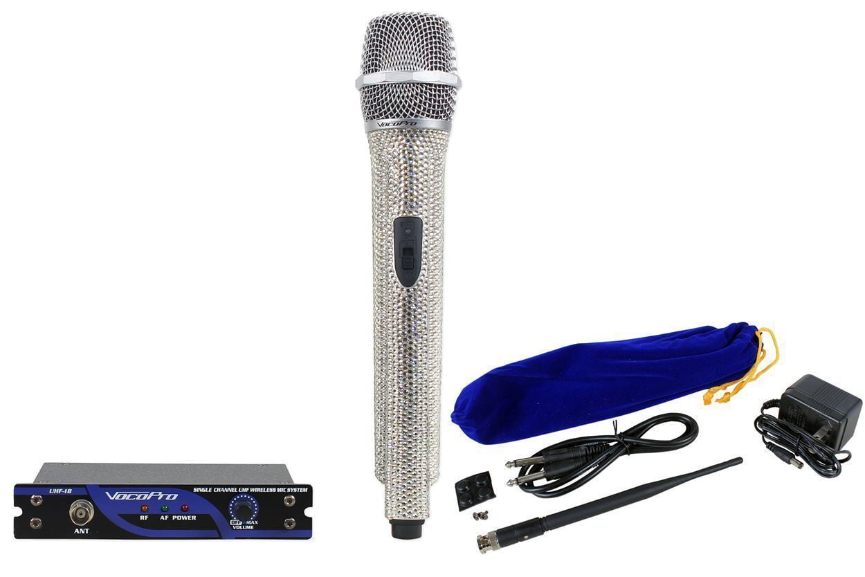 Vocopro UHF-18-Diamond-R-Crystal UHF Wireless Microphone/Mic