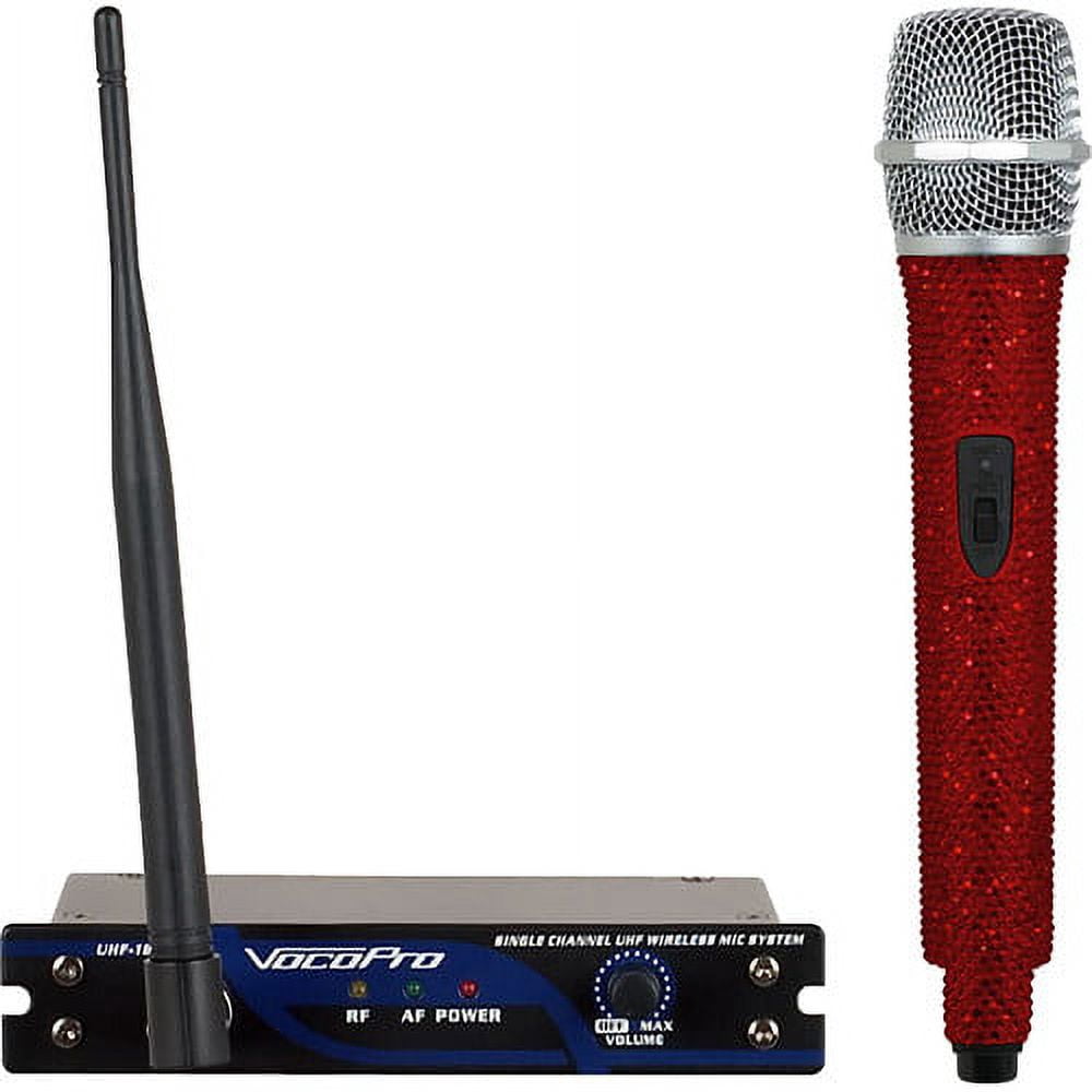 VocoPro UHF189ORUBY Wireless Ruby MIC - Walmart Business Supplies