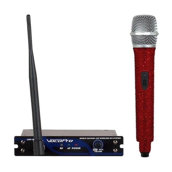 VocoPro UHF189ORUBY Wireless Ruby MIC
