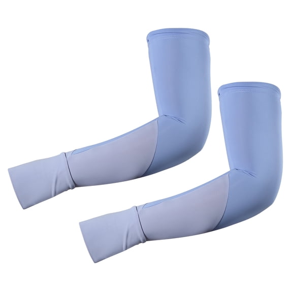 Vocoste 1 Pair Cooling Arm Sleeves for Women Sports Arm Sleeve Sun Protection Blue Purple