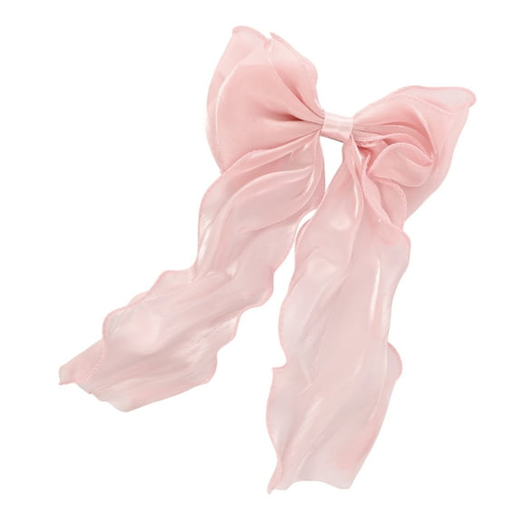 Vocoste 1 Pc Fashion Cute Bow Hair Pins Hairdo Pins for Women 10.24"x6.69"x0.79" Pink