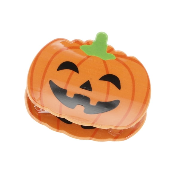 Vocoste 1 Pc Halloween Spider Style Hair Clips for Women 3.15" Length Black Orange