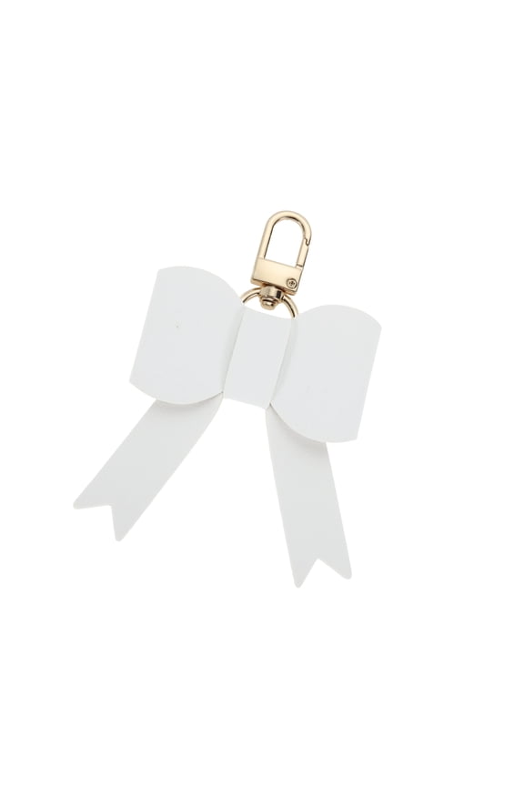 1 Pc Handbag Charms Keychains Bow Bag Accessories White