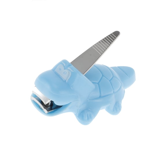 Vocoste 1 Pc Portable Cartoon Turtle Nail Clipper for Women Men Blue