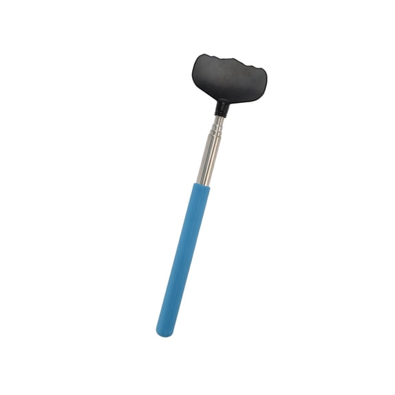 Vocoste 1 Pc Rake Shaped Back Scratcher for Bathroom Travel Hotel Stainless Steel Blue