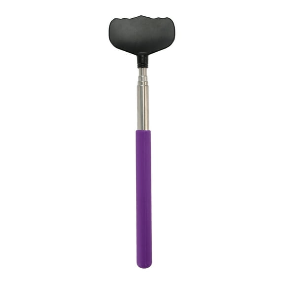 Vocoste 1 Pc Rake Shaped Back Scratcher for Bathroom Travel Hotel Stainless Steel Purple