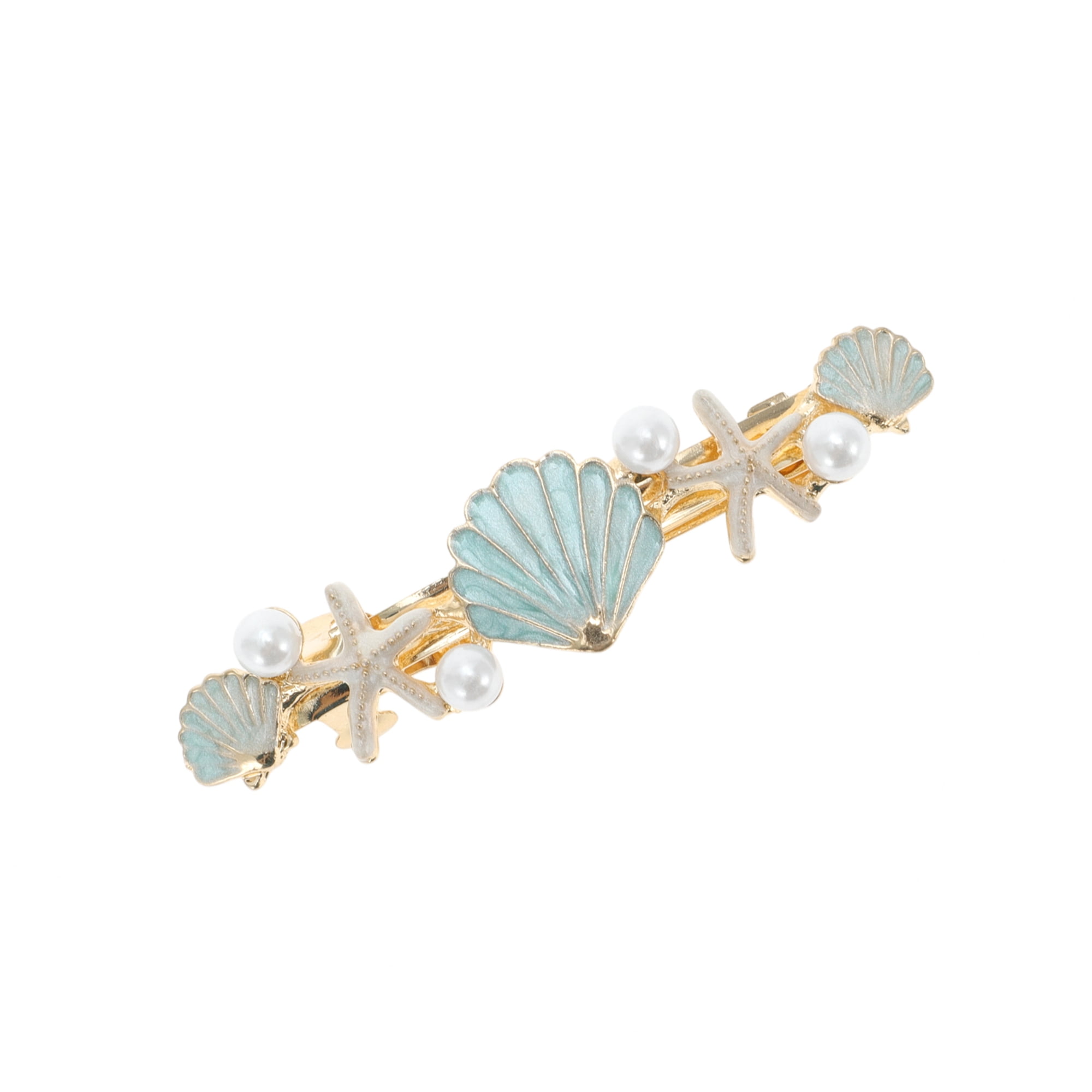 Flirty Feminine Classic France Luxe Tortoiseshell Starfish Hair Accessory - ⭐️ Amazon.com : 6 Pieces Starfish Hair Clip Set, Catcan  main image 3