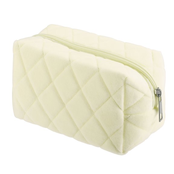 Vocoste 1 Pc Travel Makeup Bag Makeup Brush Holder Makeup Organizer Bag Cosmetics Storage Bag White Cloth