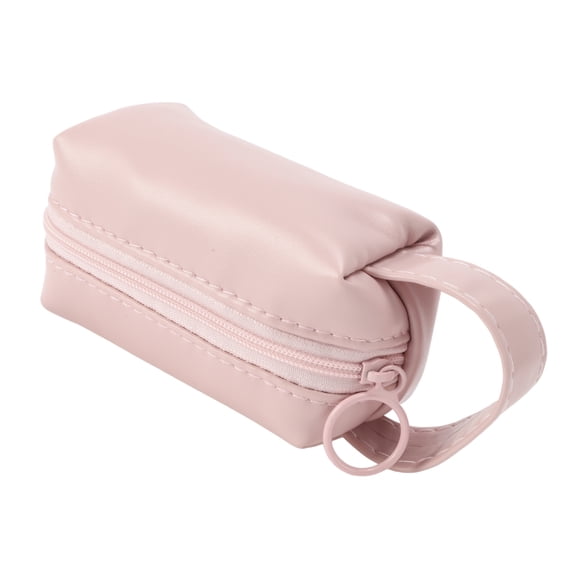 Vocoste 1 Pc Women Durable Compact Travel Makeup Bag for Vacation Business Travel Pink PU
