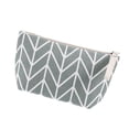 thumbnail image 1 of Vocoste 1 Pc Women Durable Small Cosmetic Bag for Travel Vacation Bathing Gym Gray Canvas, 1 of 1