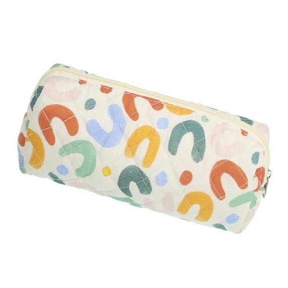 Vocoste 1 Pc Women Durable Small Quilted Makeup Bag for Camping Travel Assorted Color