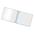 thumbnail image 1 of Vocoste 1 Pc Women Square Compact Mirror Cosmetic Mirror for Travel Vacation Blue Plastic Glass Mirror, 1 of 3