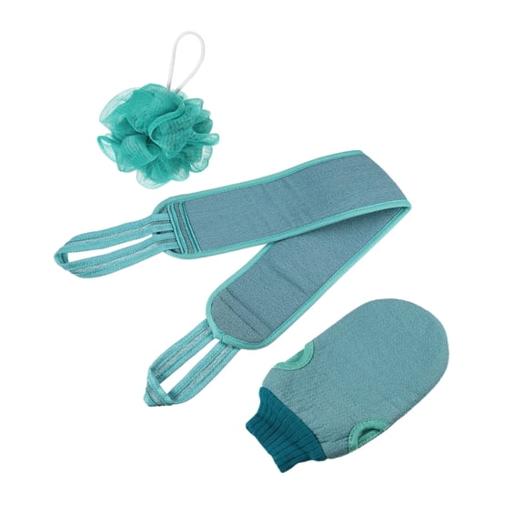 Vocoste 1 Set Bath Brush Set Body Scrubber Set for Bath for Shower 8.66"x4.72" Green