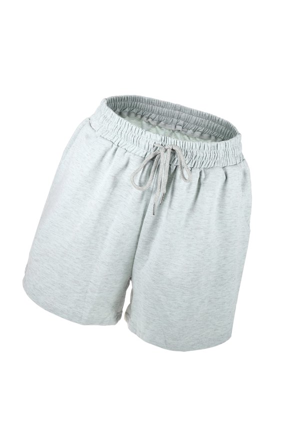 1Pcs Women's Flowy Running Shorts Grey Size L