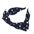 thumbnail image 1 of Vocoste Polka Dots Wide Bow Headbands Fashion Hair Hoop Blue with Bow Knotted for Girls Women, 1 of 6