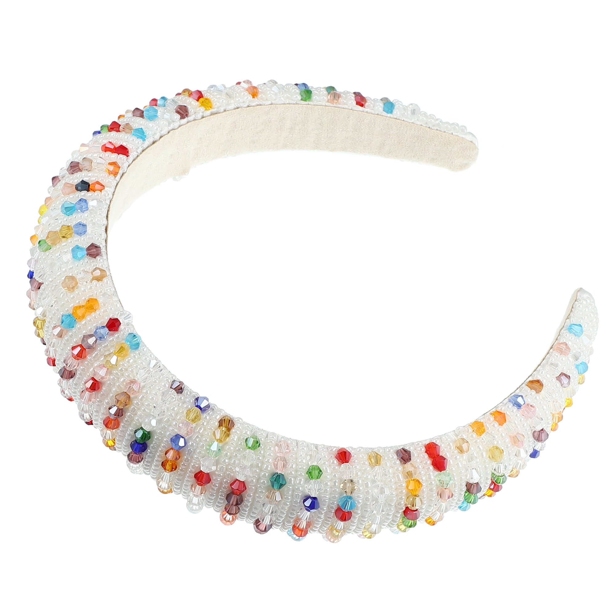 Multicolored crystal headband NEW Sold Out, Designer Gucci Metallic Crystal Webby Headband  main image 2