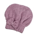 thumbnail image 1 of Vocoste Diamond Shape Hair Drying Towel Dry Cap Lightweight Strong Absorbent for After Bath Drying Hair Purple, 1 of 7