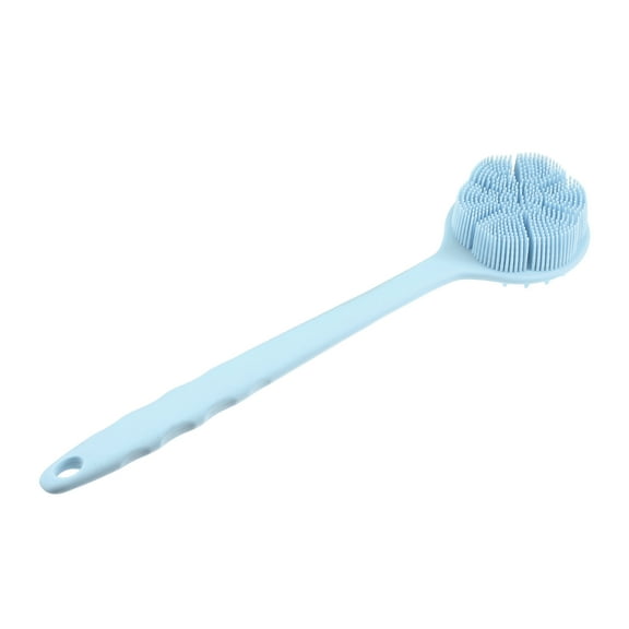 Vocoste Double Side Long Handle Bath Brush Back Scrubber for Bath 14.17" Length Blue