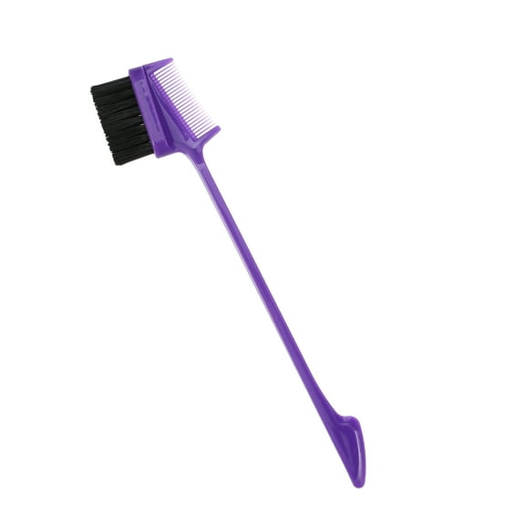 Vocoste Dual Comb Eyebrow Brushes Eyelash Eyebrow Travel Makeup Tool Purple 6.77" Length