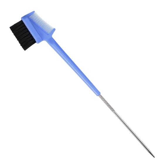 Vocoste Dual Comb Eyebrow Brushes for Women Eyelash Eyebrow Travel Makeup Tool Blue 8.15" Length