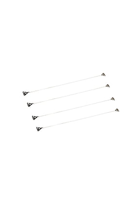 Fine Transparent Bra Strap Replacement Anti-Slip Clear 2 pair
