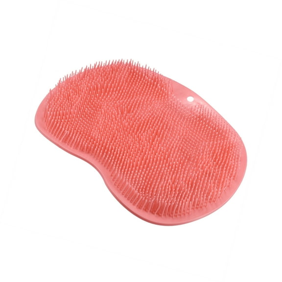 Vocoste Foot Massager Scrubber Shower Foot Clean with Suction Cups 11.81"x8.85" Pink