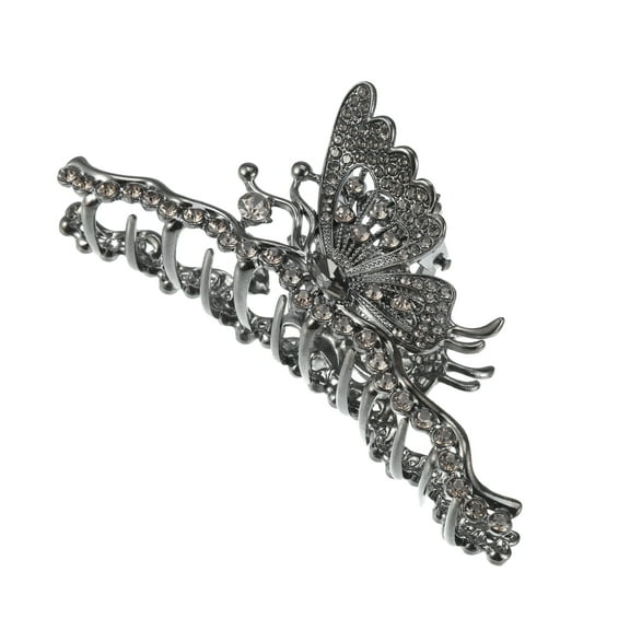 Vocoste Hair Clip Butterfly Shape Hair Clip for Women Titanium Tone