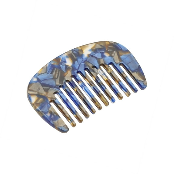Vocoste Hair Comb Wide Tooth Anti-Static Pocket Size Comb for Thick Curly Hair Dark Blue