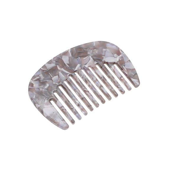 Vocoste Hair Comb Wide Tooth Anti-Static for Thick Curly Hair Detangling Comb Silver Gray