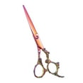 thumbnail image 1 of Vocoste Hair Scissors, Hair Cutting Scissors, Professional Barber Scissors, Stainless Steel Razor, 6.5" Long, Pink, 1 of 7
