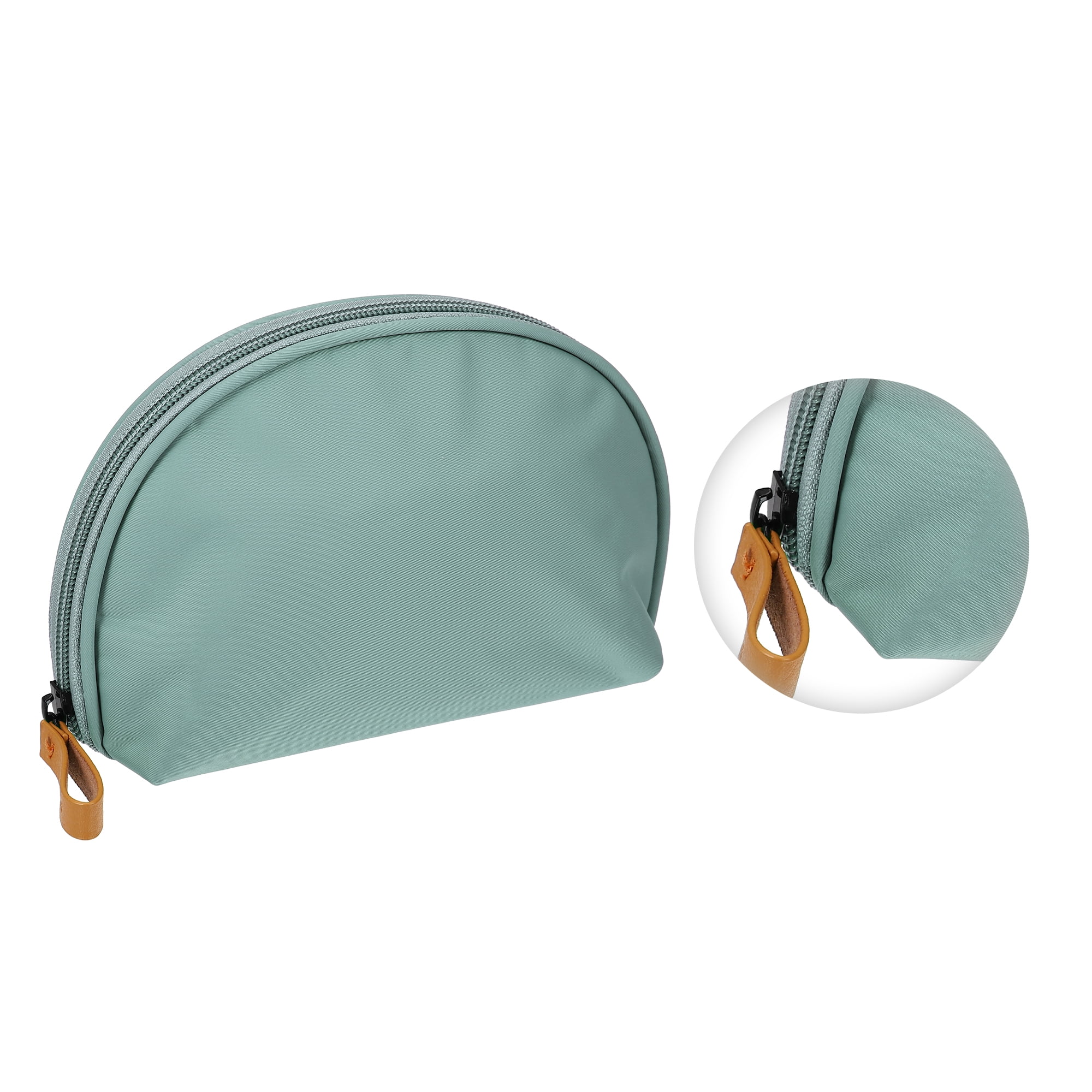 VOCOSTE Blumen Make-up Tasche – Reißverschluss, Blau, 24,5x21 Cm, Aus Polyester & Canvas