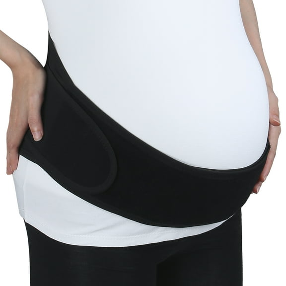 Vocoste Maternity Belly Bands for Pregnant Women adjustable for Different Stage Soft Black
