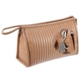 thumbnail image 1 of Vocoste PU Leather Makeup Bag Large Makeup Bag Make Up Brush Organizer Bag Toiletry Bag for Women Coffee Colour, 1 of 7