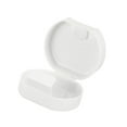thumbnail image 1 of Vocoste Portable Soap Dish Box Soap Bar Holder for Travel Camping with Cover White 3.27"x2.91"x1.5", 1 of 7