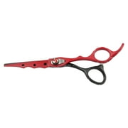 Vocoste Professional Hair Cutting Shears 6.5inch Steel Razor Edge Barber Scissors Red