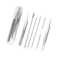 thumbnail image 1 of Vocoste Professional Pimple Extractor Tool Set Silver 1 Set, 1 of 6