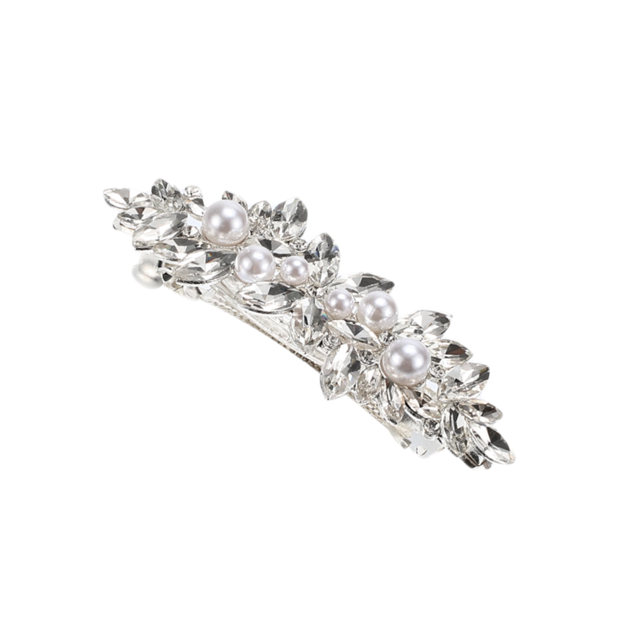 Vocoste Rhinestone Hair Clips Flower Hair Barrettes French 
