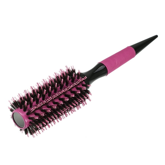 Vocoste Round Hair Brush Hair Brushes for Women Nylon Bristle Pins Round Brush Pink 10.04"x2.17"